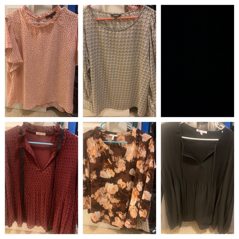 Women’s lot of dress/work tops.